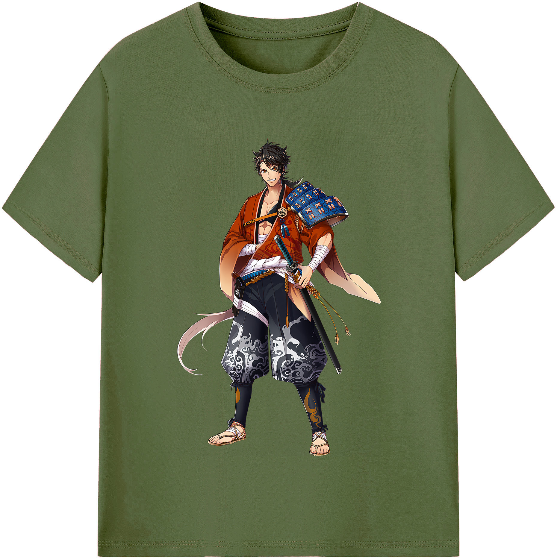 （画像用） 刀剣乱舞 Touken Ranbu 綿100％半袖Tシャツ（フロントプリント）